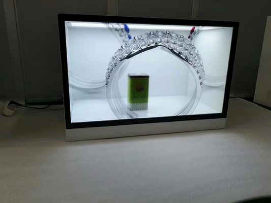 China Caja de presentación transparente del LCD de la pantalla táctil con el ángulo 178/178 de visión proveedor