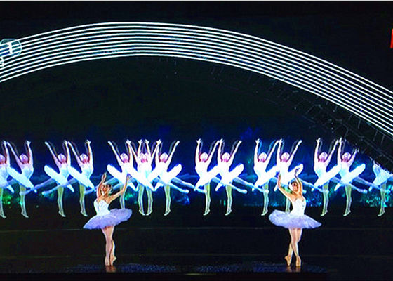 China Exhibición profesional de la publicidad del holograma, pantalla de proyección posterior olográfica 3D proveedor