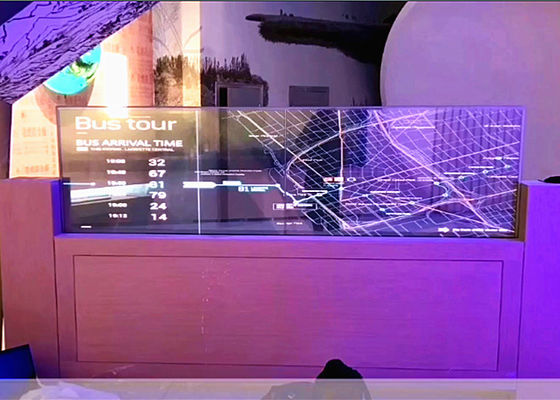 China Pantalla transparente de cristal transparente de la exhibición de OLED/de visualización de la sala de conferencias de la luz proveedor