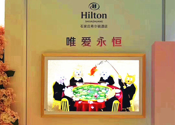 China Exhibición modificada para requisitos particulares de la señalización del LCD Digital del tamaño incorporada con la cámara, impresora proveedor