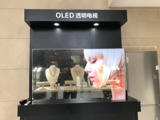 China Exhibición transparente ligera de OLED con alto recinto de cristal moderado proveedor