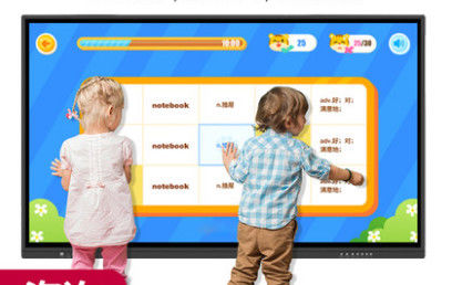 China Piso elegante interactivo del tablero de la pantalla táctil del IR que coloca 100” 110 pulgadas proveedor