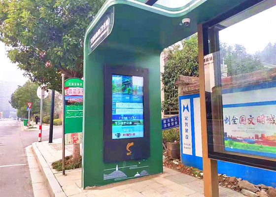 China La señalización al aire libre grande de Digitaces exhibe la resolución 1920*1080 para la publicidad de la parada de autobús proveedor
