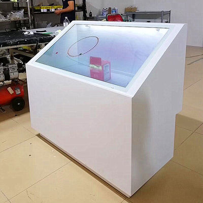 China Pantalla LCD transparente de cristal moderada para la tienda de juguete, centro de concepción proveedor
