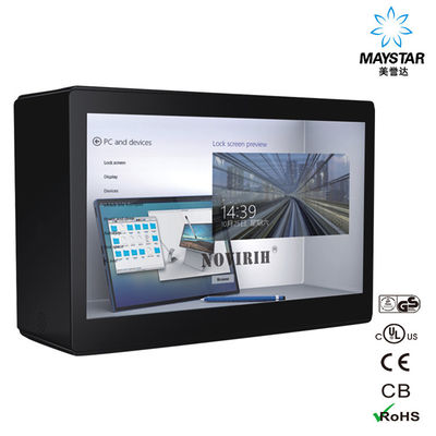 China El escaparate transparente del LCD del sensor auto, ve a través la radiación anti del panel LCD proveedor