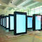 Soporte comercial del piso de la señalización de Digitaces, exhibición del monitor de la señalización de Digitaces del aeropuerto proveedor