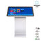 La publicidad de la pantalla táctil del soporte del piso exhibe la pantalla de la publicidad del LCD del brillo de 500 liendres proveedor